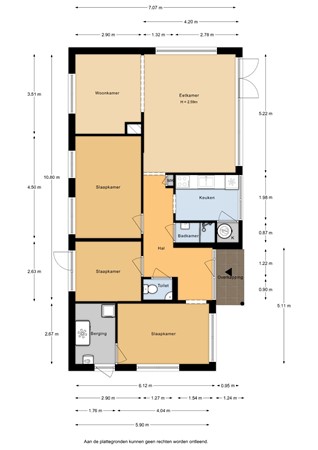 Floorplan - Berkenlaan 5, 3471 CG Kamerik